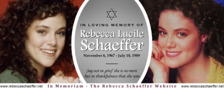 In memory of Rebecca Lucile Schaeffer - Facebook page